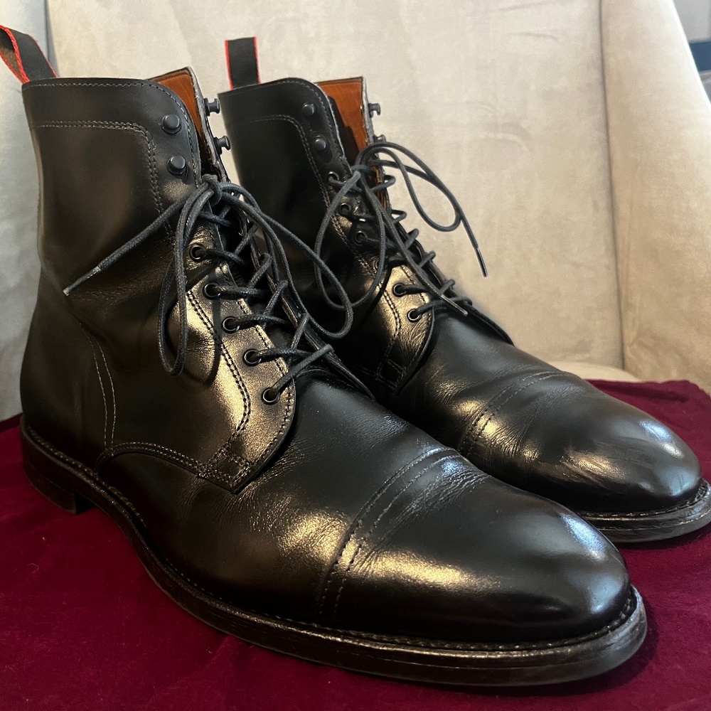 Black Allen Edmonds First Avenue Dress Boots (with Dainite soles) Size 11.5 E